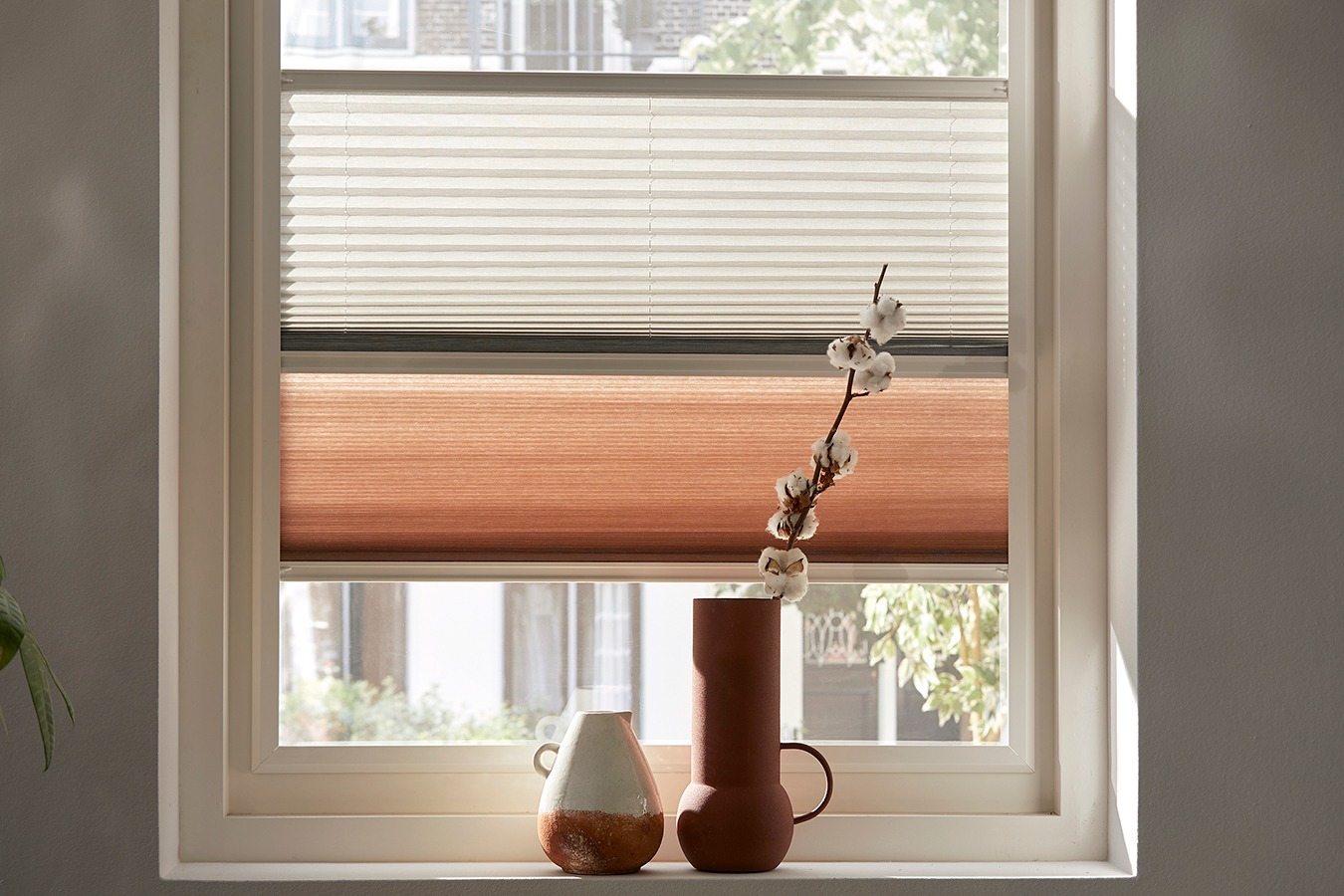 Plissé gordijnen raamdecoratie